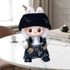 ミニ Labubu イニシャルラブブ ぬい服 4点セット ぬいぐるみ服 ぬい活