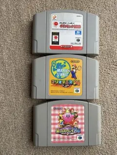 NINTENDO64 ゲームソフト 3本セット