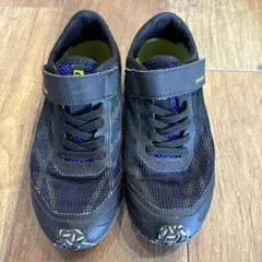 moonSTAR ムーンスター 黒と紫のメッシュスニーカー 20.0cm