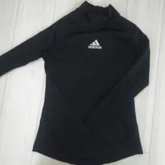 adidas ブラック 長袖　インナーウェア