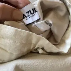 AZUL by moussy クリーム色カジュアルパンツ