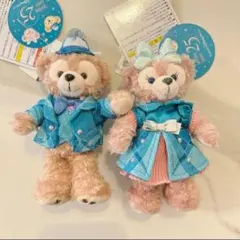 【匿名発送】ディズニー 25周年 ダッフィー シェリーメイ ぬいぐるみバッジ