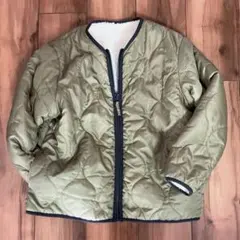 devirock/キルティングジャケット /140/グリーン