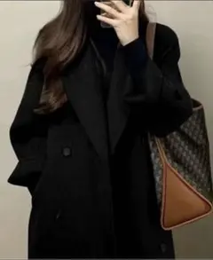 ウールタッチオーバーチェスターコート