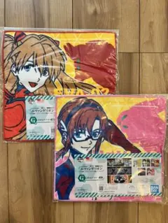 エヴァンゲリオン 一番くじ  タオルアソート アスカ & マリ