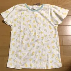 半袖Tシャツ130cm袖フリル　パイナップル