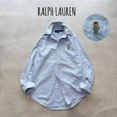ラルフローレン オックスフォードシャツ 近年モデル ブラウス ベア刺繍 