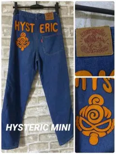 HYSTERIC GLAMOUR キッズ140 デニム　ジーンズ　ヒスミニ　ロゴ