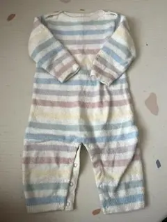 gelato pique ジェラートピケ ボーダーロンパース 70-80㎝