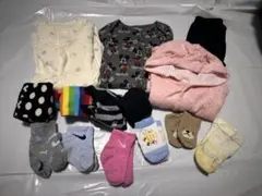 ベビー服 まとめ売り ロンパース パーカー 靴下 ミッキー