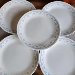 Corelle 　コレール　プレート大 皿 　5枚セット 　モーニングブルーのサムネイル