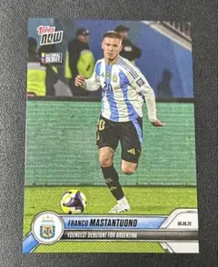 マスタントゥオーノ　ルーキー　Topps Now アルゼンチン　レアルマドリード