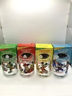 ディズニー ビクトリーマグ 4種セット コカコーラ ノベルティ グラス昭和レトロ