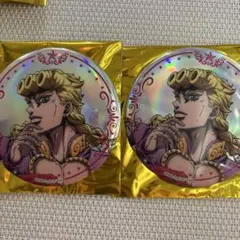 ジョジョワールド オーロラ缶バッジ ジョルノ・ジョバァーナ