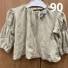 SIMPLE FREE バルーンスリーブ Tシャツ 90