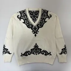Ficce yoshiyuki konishi Vネックニットセーター