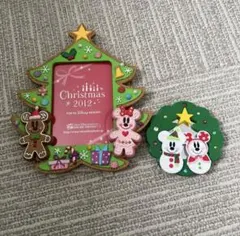 d*7様 ディズニー クリスマス 写真立て ミラー 2012