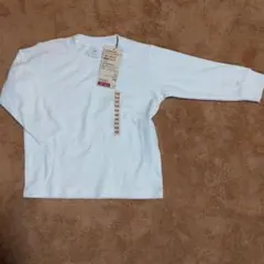 無印良品 クルーネック長袖Tシャツ 100cm