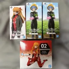 エヴァンゲリオン アスカ・ラングレー アヤナミレイのフィギュアセット