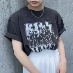CIAOPANIC ヴィンテージ加工ロックTシャツ　KISS
