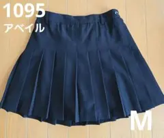 1095 黒 プリーツミニスカート《アベイル》Mのサムネイル