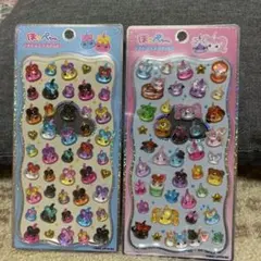 プチドロップステッカー　ほっぺちゃん　【正規品】　2枚セット