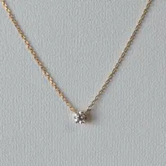 ヴァンドーム青山 K18 ダイヤ ネックレス 0.13ct 1.34gのサムネイル