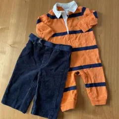 ラルフローレン　ロンパースとズボンベルト付き　セット