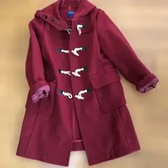 HUMAN WOMAN ダッフルコート ワインレッド