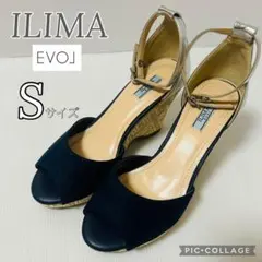 【美品】EVOL ILIMA ウェッジサンダル Sサイズ（22.5～23.0）