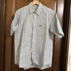 希少大サイズ Burberry 半袖シャツ ギンガムチェック ブルー XXL 希少大サイズ Burberry 半袖シャツ ギンガムチェック ブルー XXL