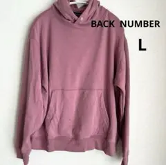 BACK NUMBER フード付き　トレーナー　 Lサイズ　メンズ　ライトオン