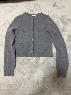 FRAY I.D クルーネックカーディガン グレー