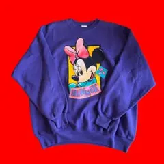 1985年代USA製】ディズニー ミニー スウェット 青パン ミッキー - メルカリ