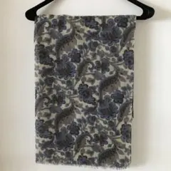 Papas➕ フラワーペイズリー柄　ストール