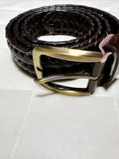 メンズ　本革 メッシュ　ベルト　レザー 牛革 カジュアル　ストリート　アメカジ