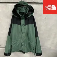 ノースフェイス　マウンテンパーカー90S　グリーン／ブラック　メンズXL相当