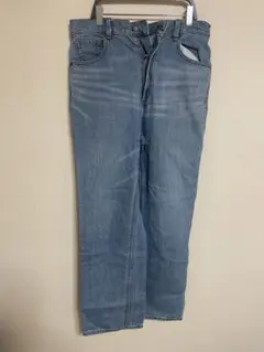 今月末までの出品！ジーユー　ハイウエストストレートジーンズXL