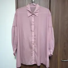 INGNI ピンク シャツ 透け感のサムネイル