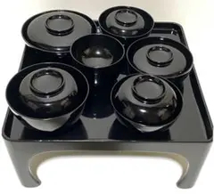 会津 堅地漆器 お膳セットのサムネイル
