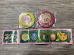 こびとづかん　刺繍缶バッジ