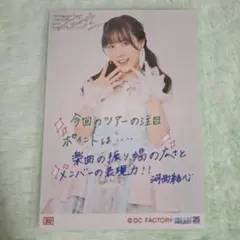 つばきファクトリー 河西結心 コレクション生写真 コレ写 moment