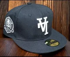 LA 逆ロゴ New Era 59FIFTY ブラック 7 3/8