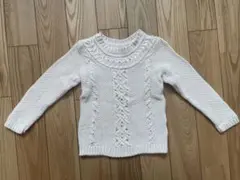 GAP KIDS ホワイトセーター XS (4-5)100cm