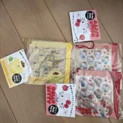 サンリオ プチパーツ ポムポムプリン 1個　ハローキティ2個　セットのサムネイル