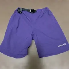mont-bell キッズ ハーフパンツ 140cm パープル