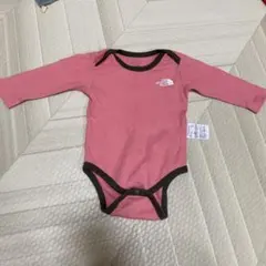 THE NORTH FACE ピンク 長袖ロンパース NTB62205