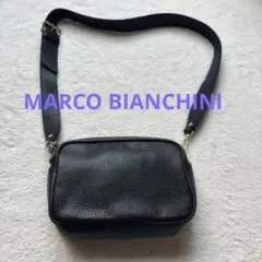 美品・お買得◇MARCO BIANCINI 2WAYショルダーバッグ◇ブラック 