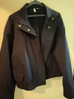 H&M ブルゾン　ネイビー