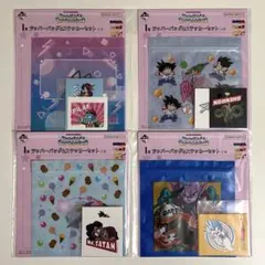 ドラゴンボール 一番くじ I賞 ジッパーバッグ&ステッカーセット 4種